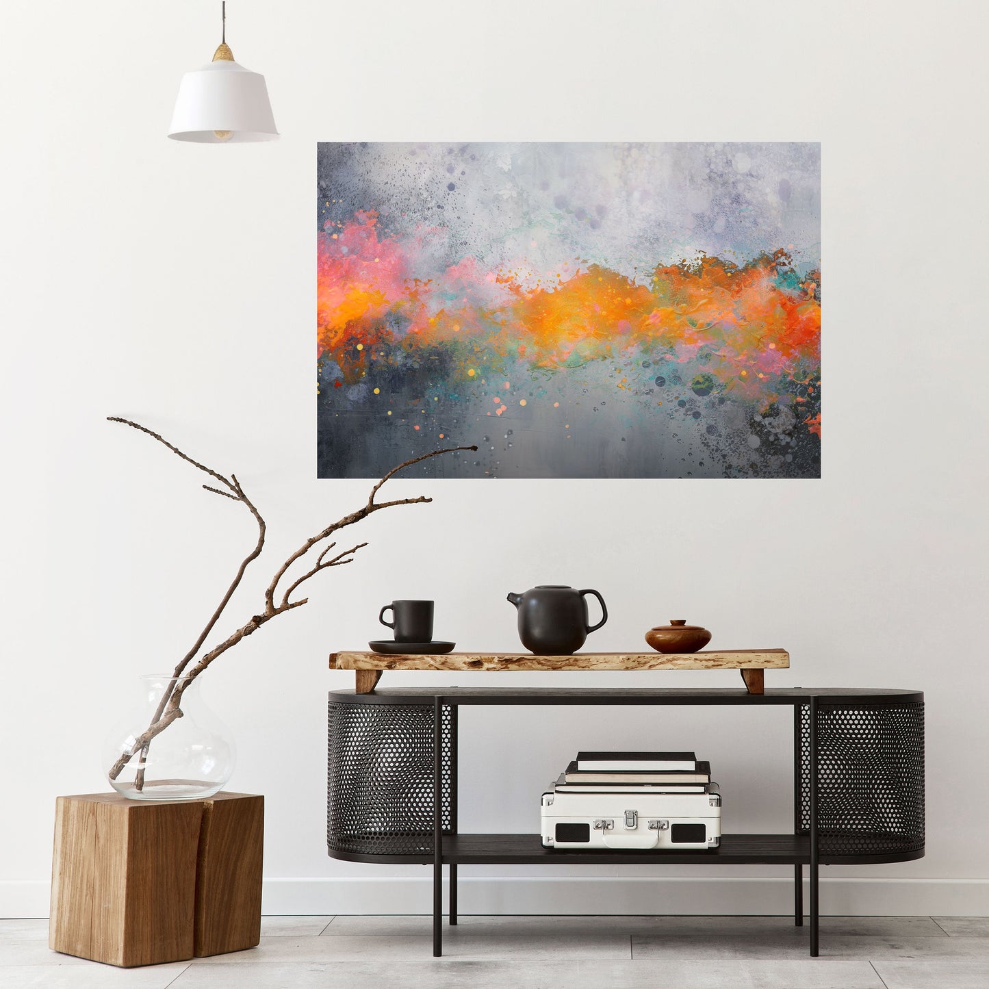 Poster orizzontale staccabile e attaccabile PIXY ROAD