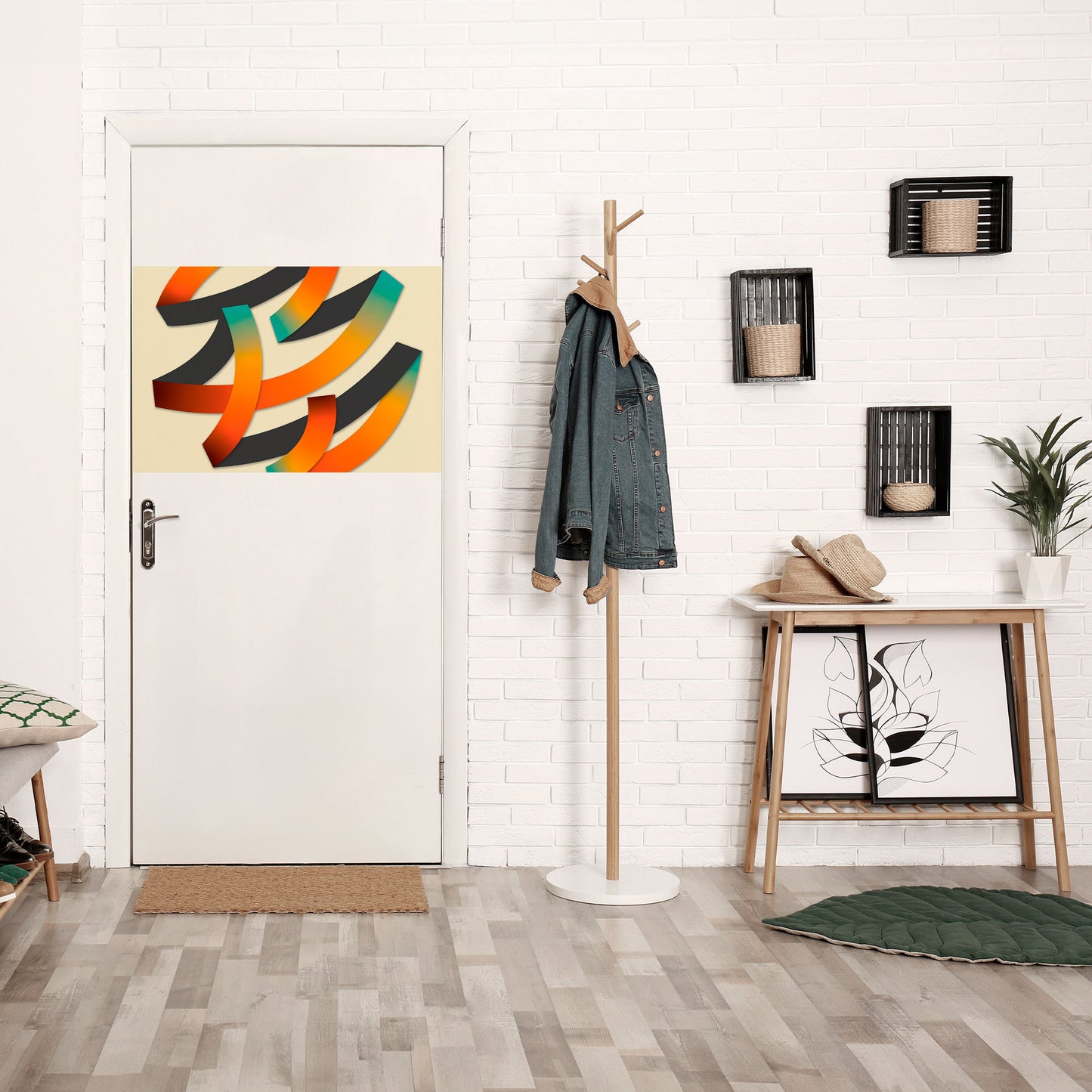 RIBBON REVERIE Poster orizzontale staccabile e attaccabile