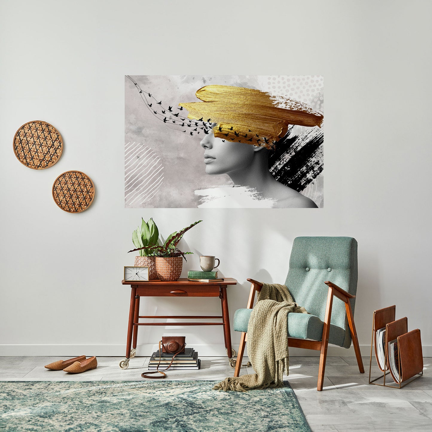 TREASURE THOUGHTS Poster orizzontale staccabile e attaccabile