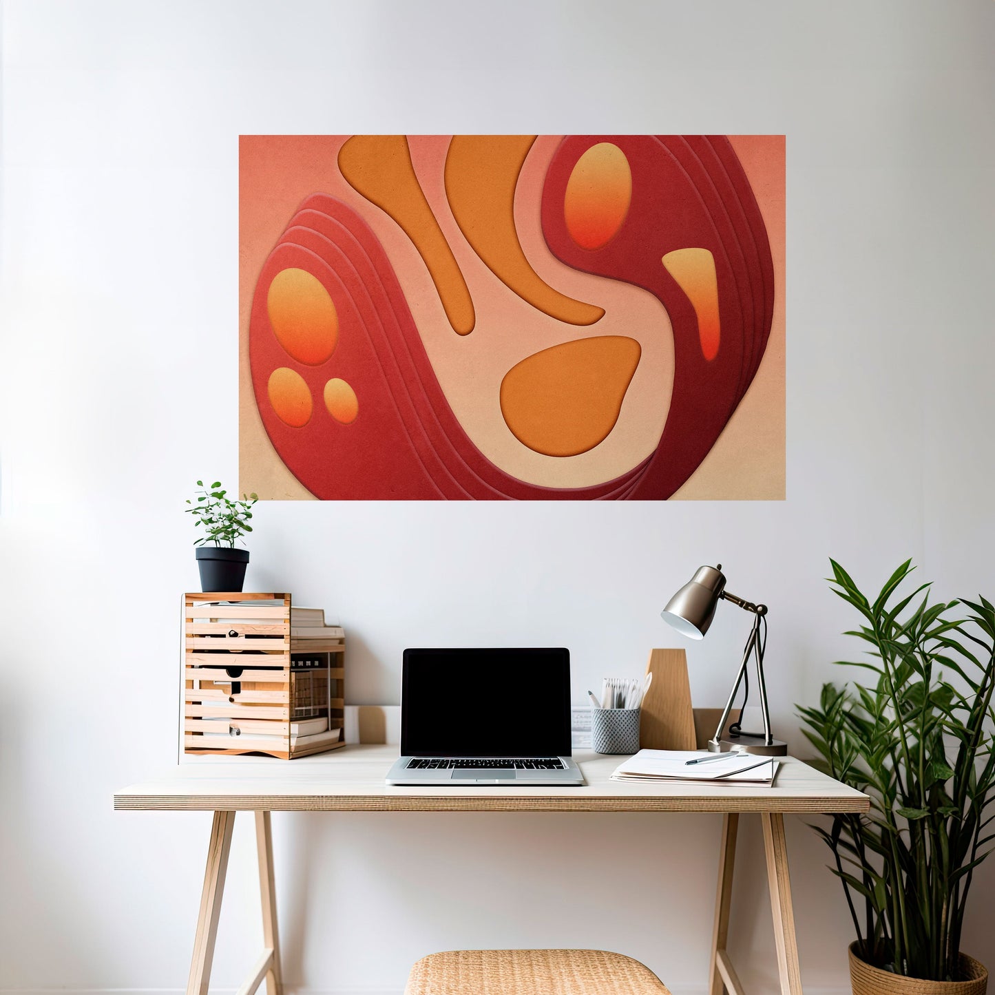 STRUTTURA IMMERSIONALE Poster orizzontale staccabile e attaccabile