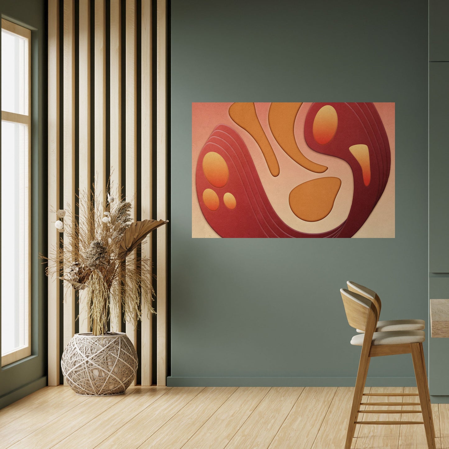 STRUTTURA IMMERSIONALE Poster orizzontale staccabile e attaccabile