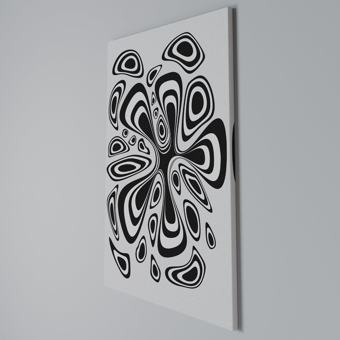 HIPNOTIZING BLOT Vertical Canvas Print