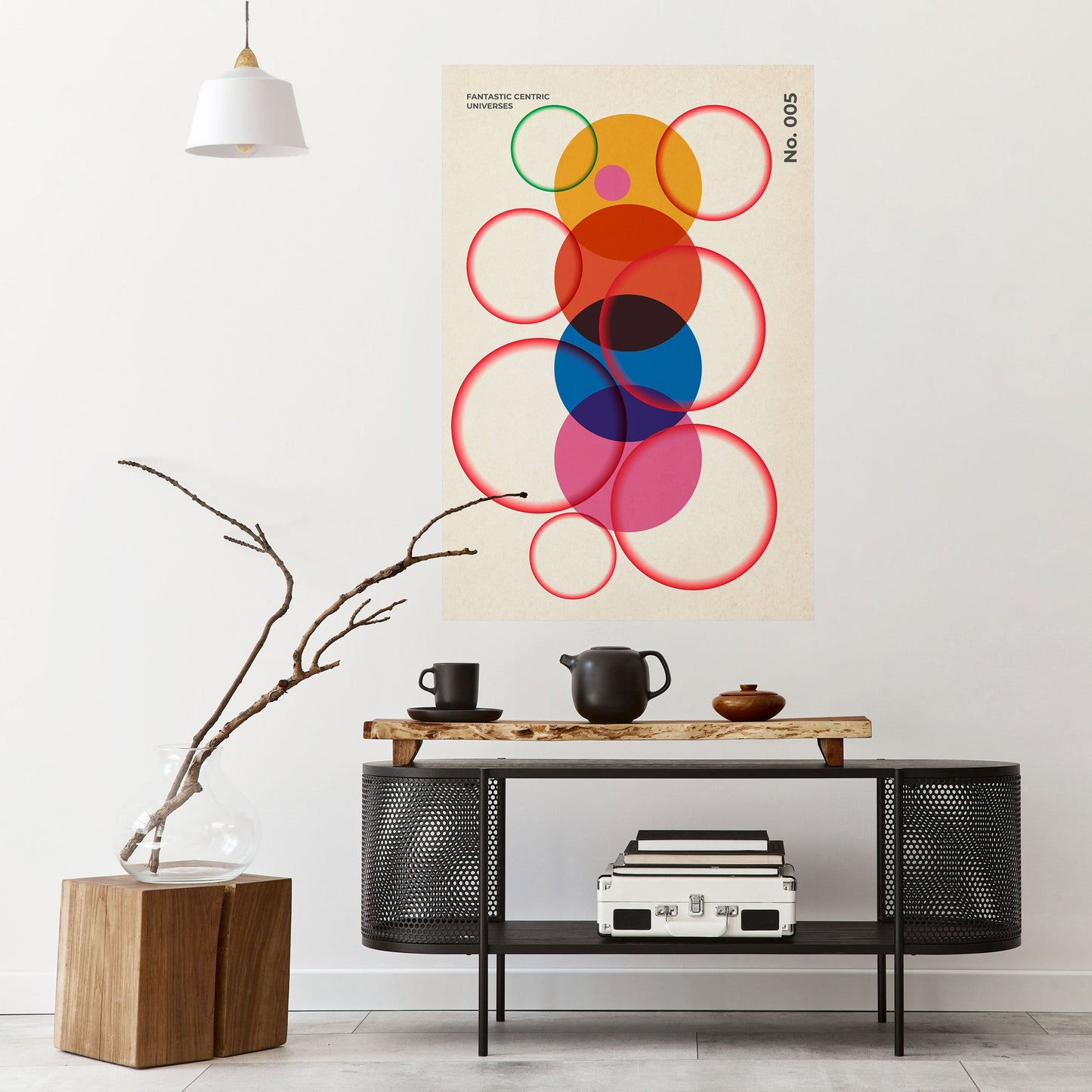 FANTASTIC UNIVERSES Peel and Stick Vertical Poster