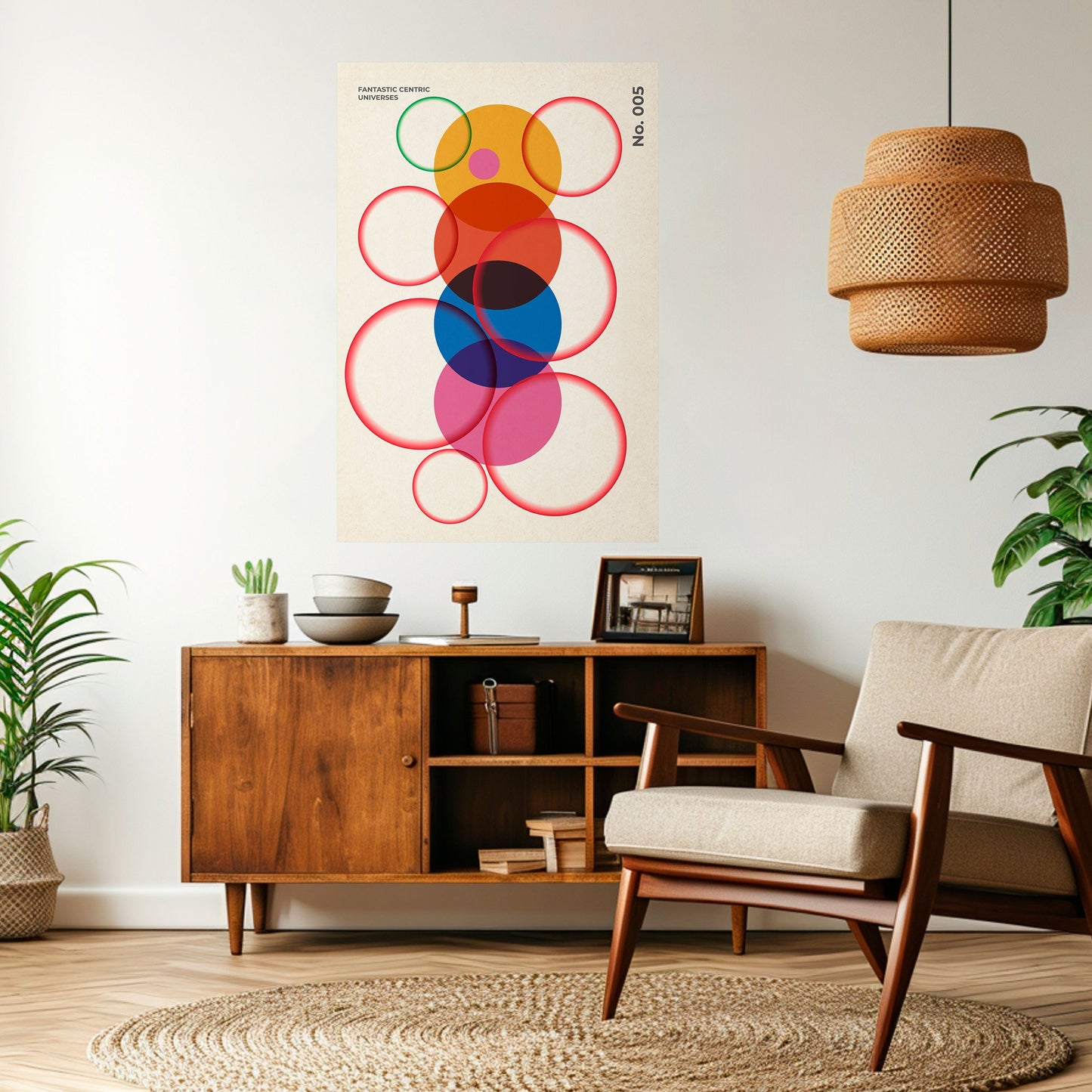 FANTASTIC UNIVERSES Peel and Stick Vertical Poster