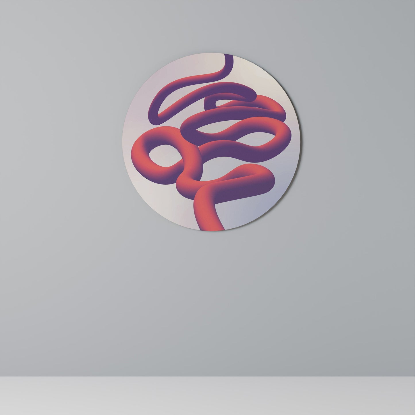 INFINITY WIRE Round Wall Art