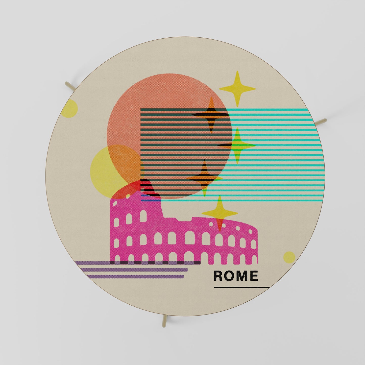 Tavolino da caffè ROMAN SPARKLE 69