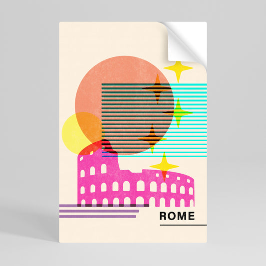 Poster verticale staccabile e attaccabile ROMAN SPARKLE