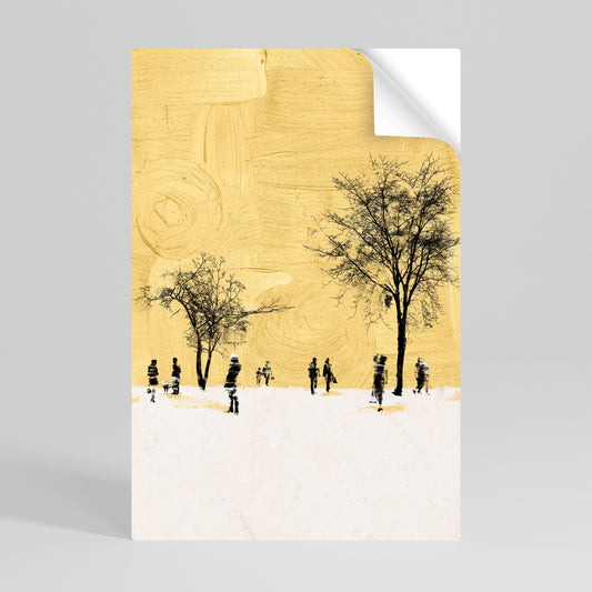 Poster verticale staccabile e attaccabile CANCELLATO NEL TEMPO