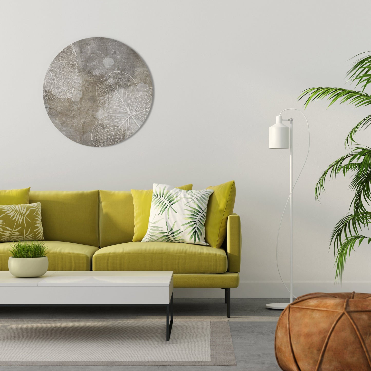 FAIR NERVATION Round Wall Art