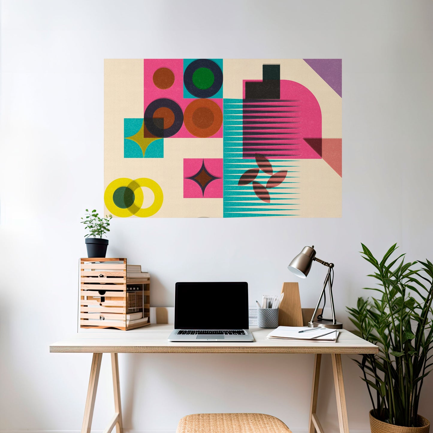 VARIETÀ DI FORMA Poster orizzontale staccabile e attaccabile