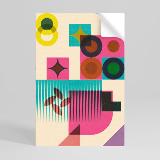 VARIETĂ€ DI FORMA Poster verticale staccabile e attaccabile