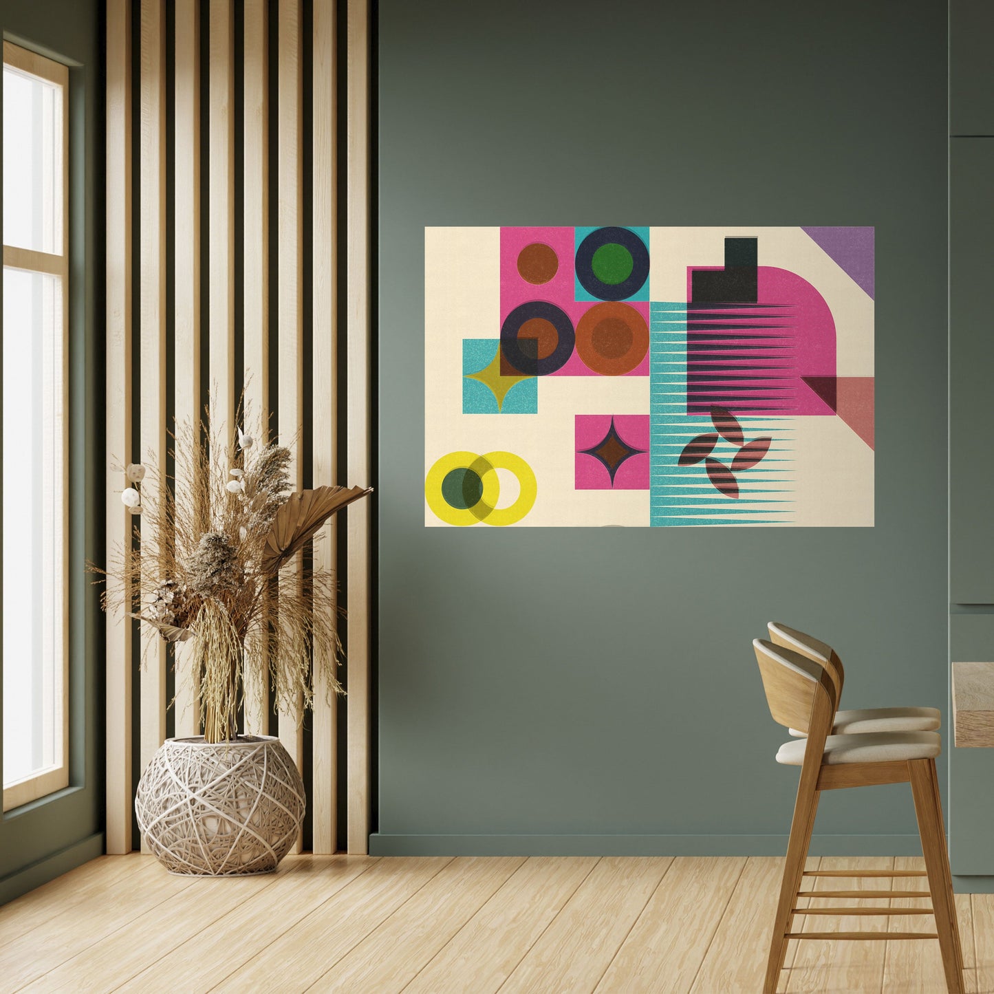 VARIETÀ DI FORMA Poster orizzontale staccabile e attaccabile