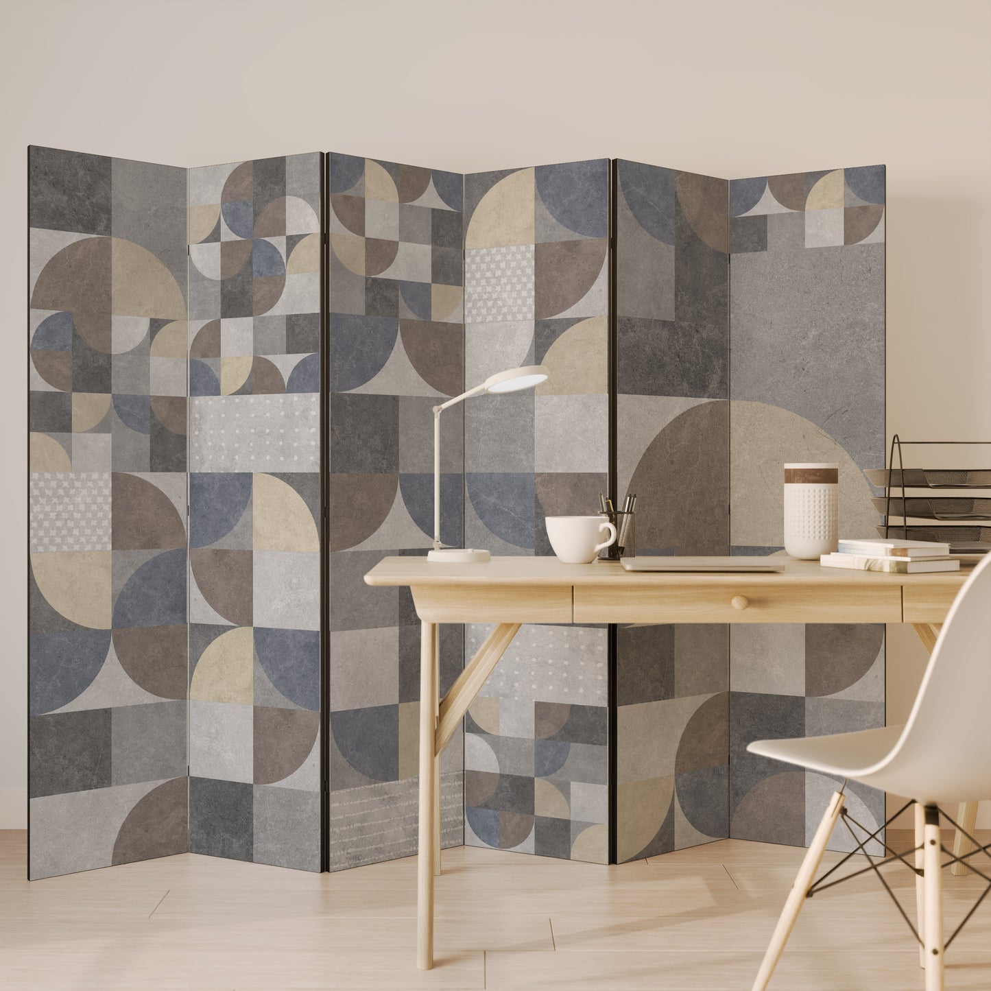 A PIECE OF SHAPE - Divisorio decorativo per ambienti a 6 pannelli