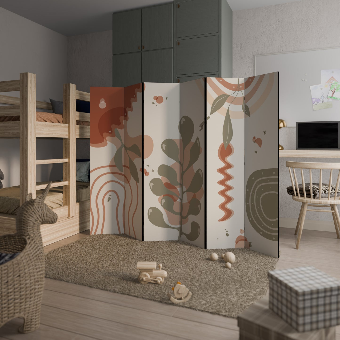 ARTISTRY AURA Divisorio decorativo per ambienti a 6 pannelli