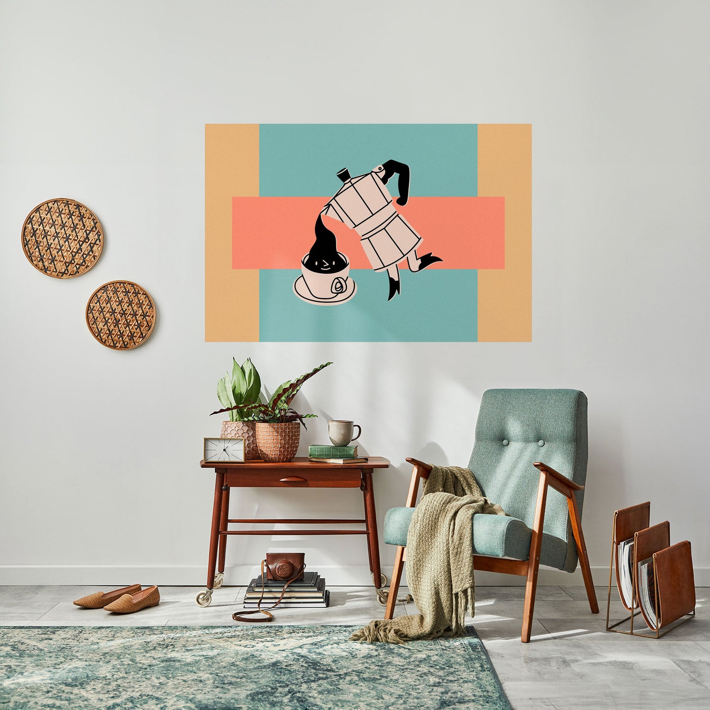 Poster orizzontale stacca e attacca POWER ESPRESSO