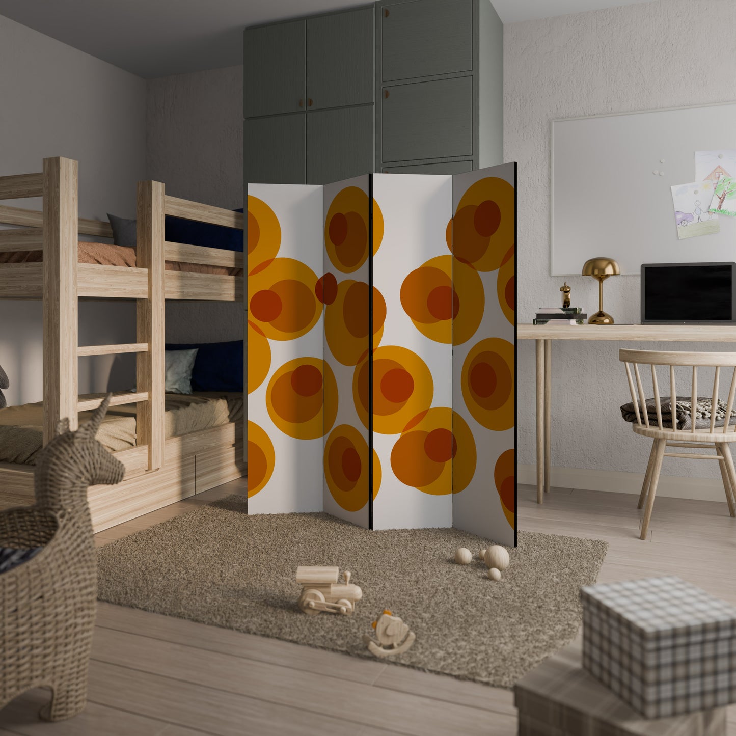 PERDITA DI CONFIGURAZIONE Divisorio decorativo per ambienti a 4 pannelli