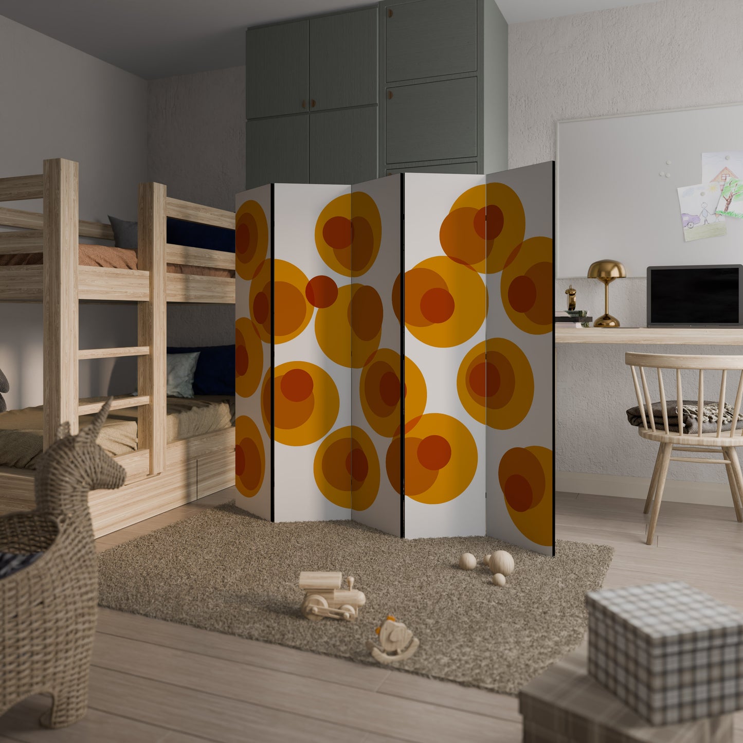 PERDITA DI CONFIGURAZIONE Divisorio decorativo per ambienti a 5 pannelli