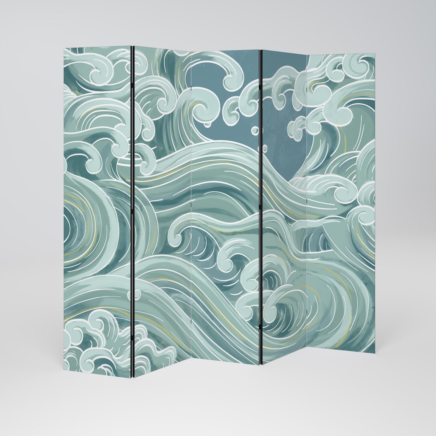 Divisorio decorativo per ambienti a 5 pannelli ASIAN SWAY