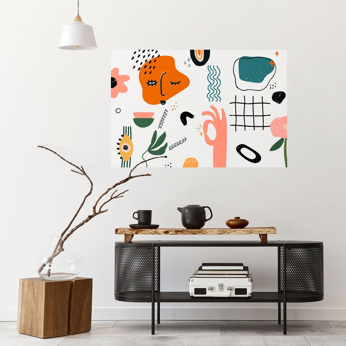 Poster orizzontale staccabile e attaccabile MATISSE WHIMSY