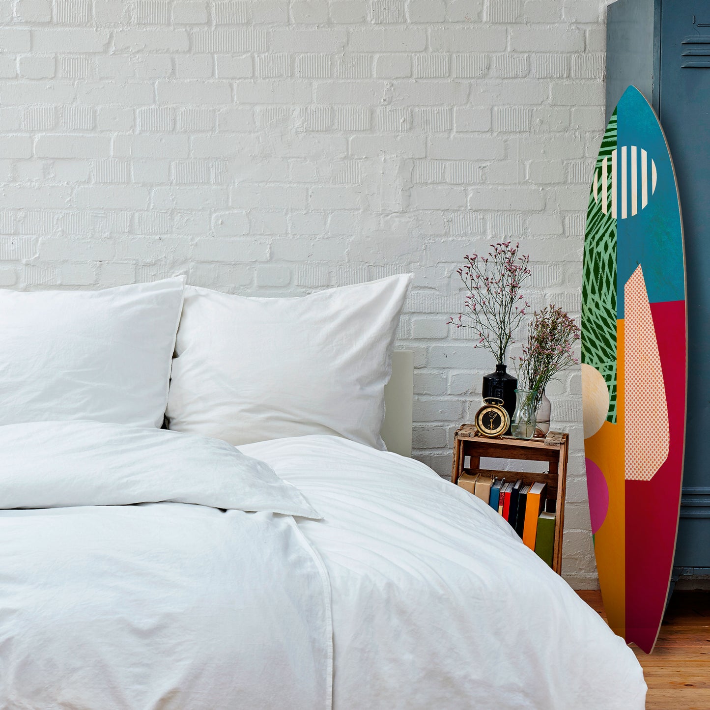 VIVID VIBES Decorative Plywood Surfboard