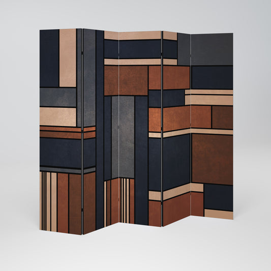 INTREPID FORMATION Divisorio decorativo per ambienti a 5 pannelli