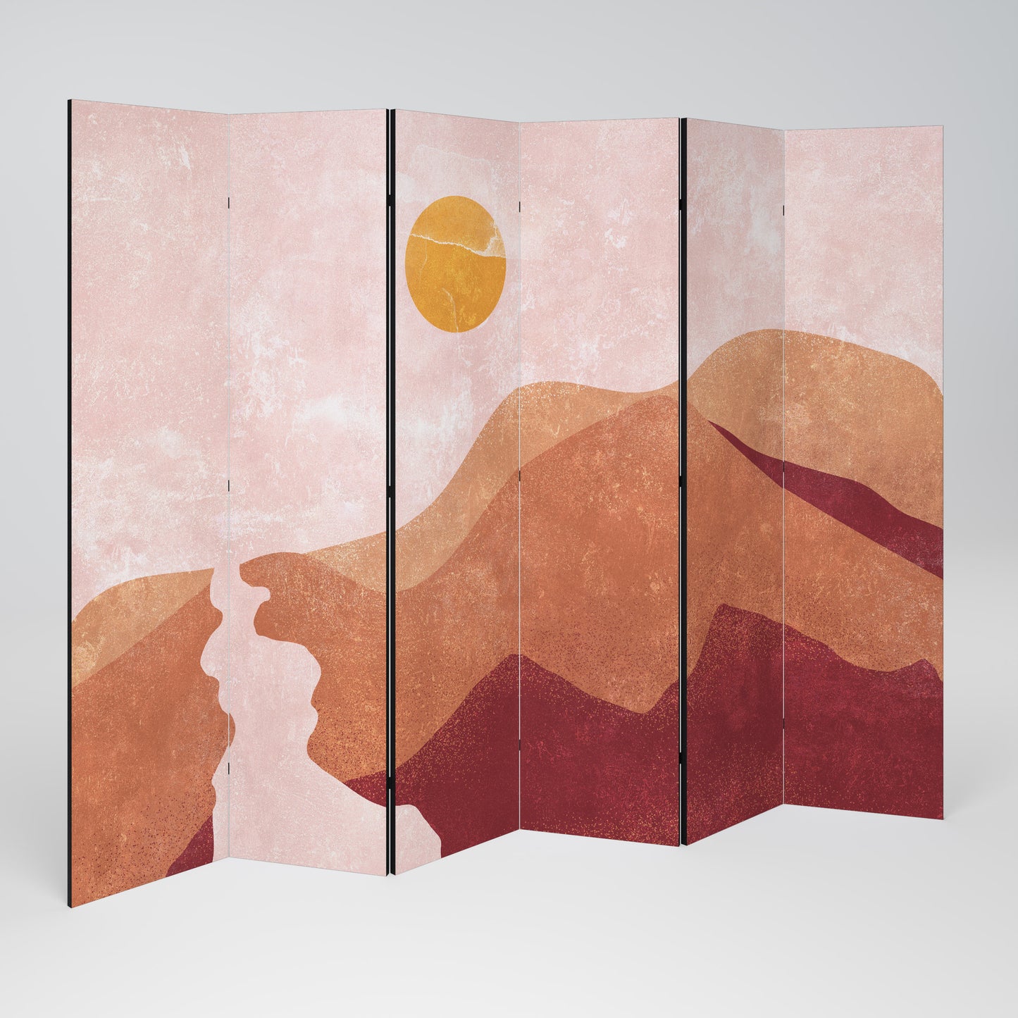 LUMINOUS SUNLIGHT - Divisorio decorativo per ambienti a 6 pannelli