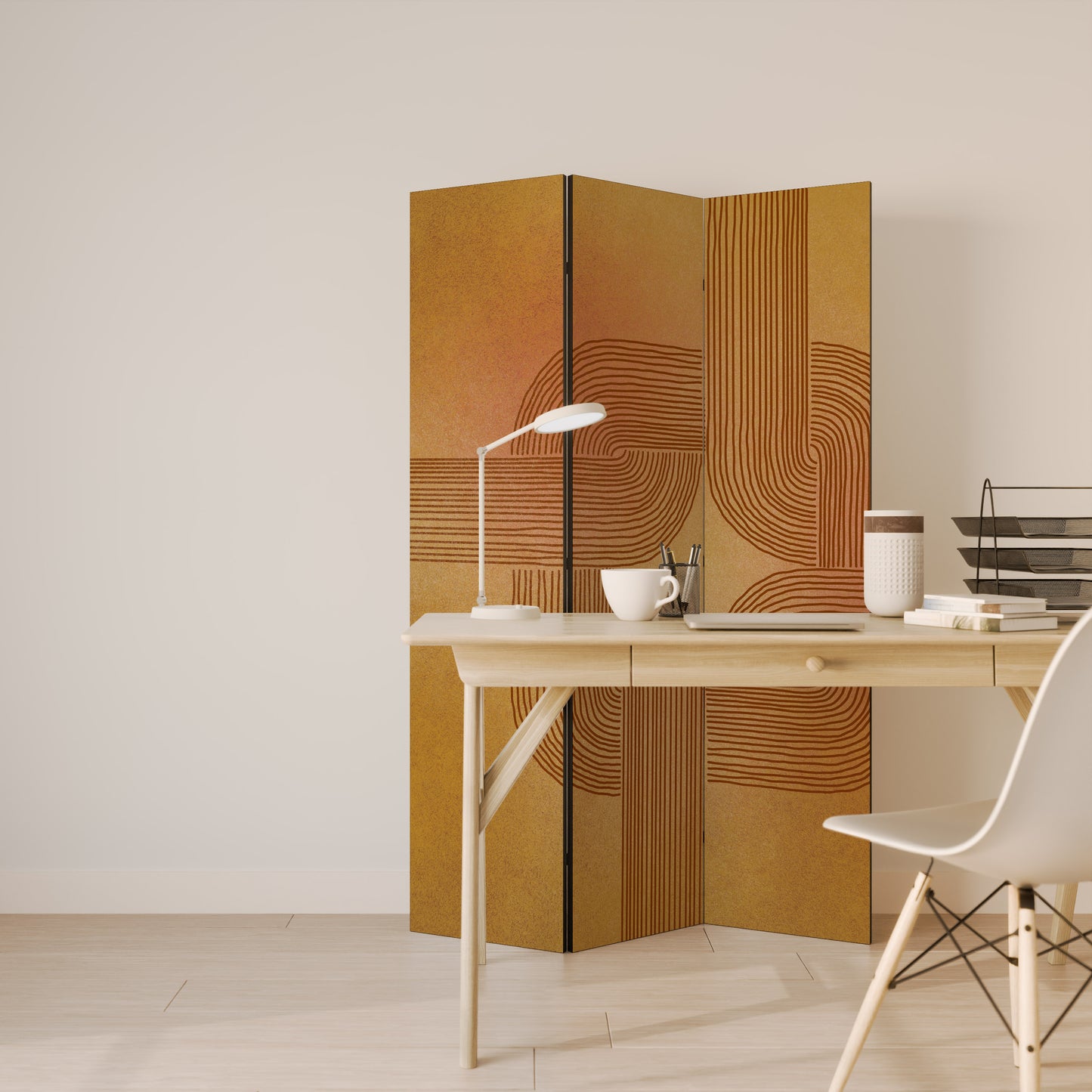RAFFORZARE LA RELAZIONE Divisorio decorativo per ambienti a 3 pannelli