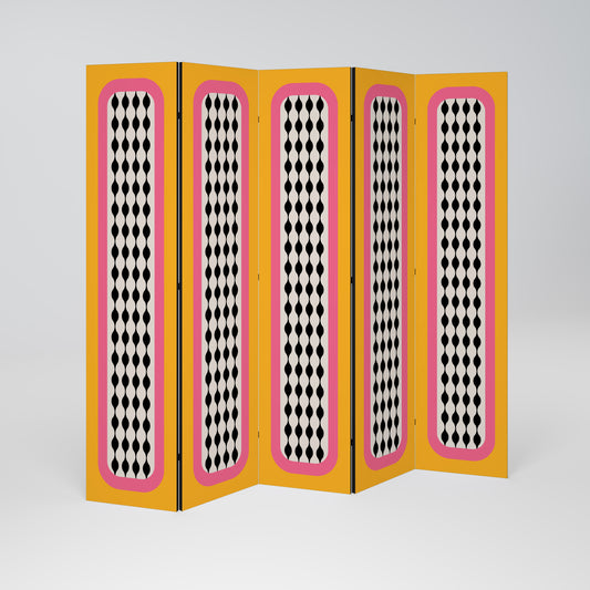 TEARS IN HEAVEN Divisorio decorativo per ambienti a 5 pannelli