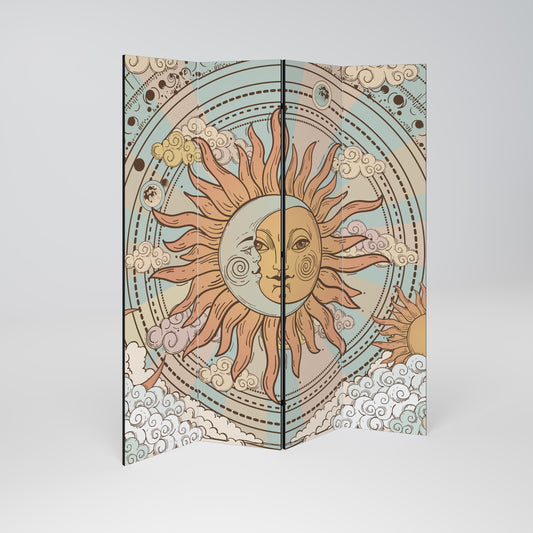 MYSTICAL STRUCTURE Divisorio decorativo per ambienti a 4 pannelli