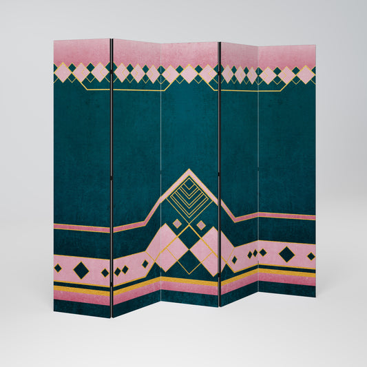 ROYAL COMPOSITION Divisorio decorativo per ambienti a 5 pannelli