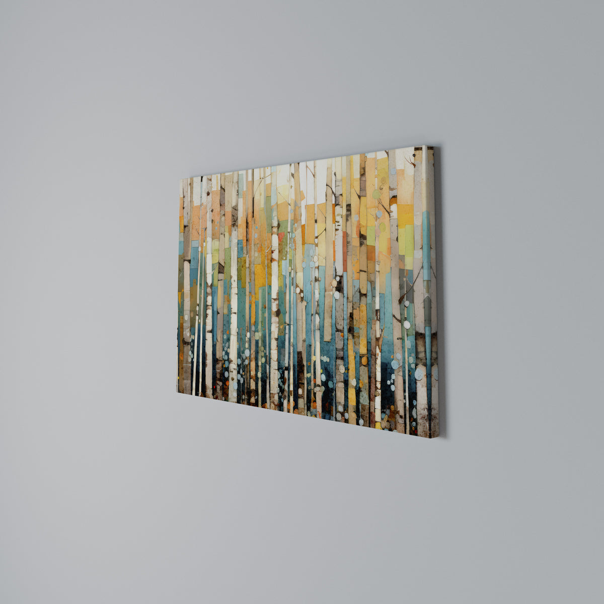 BIRCH KALEIDOSCOPE Stampa su tela orizzontale
