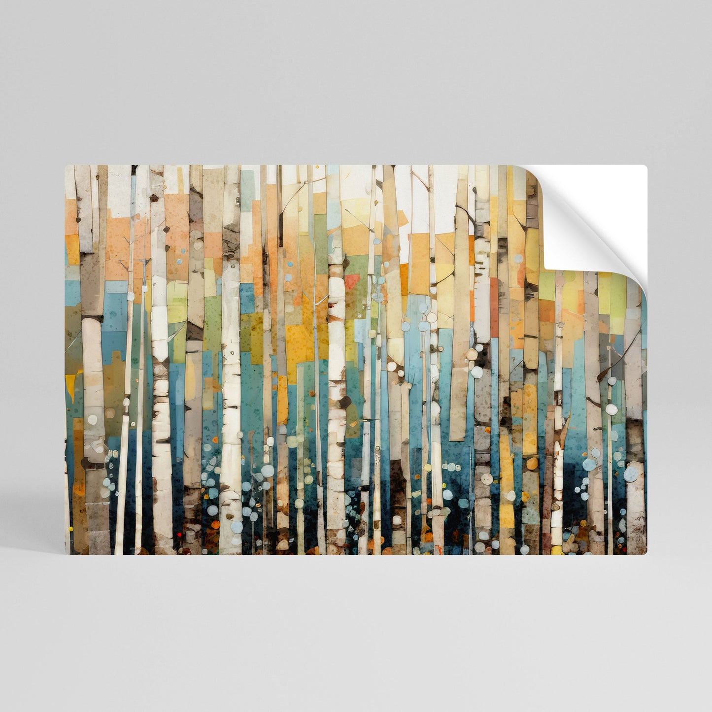 BIRCH KALEIDOSCOPE Poster orizzontale staccabile e attaccabile
