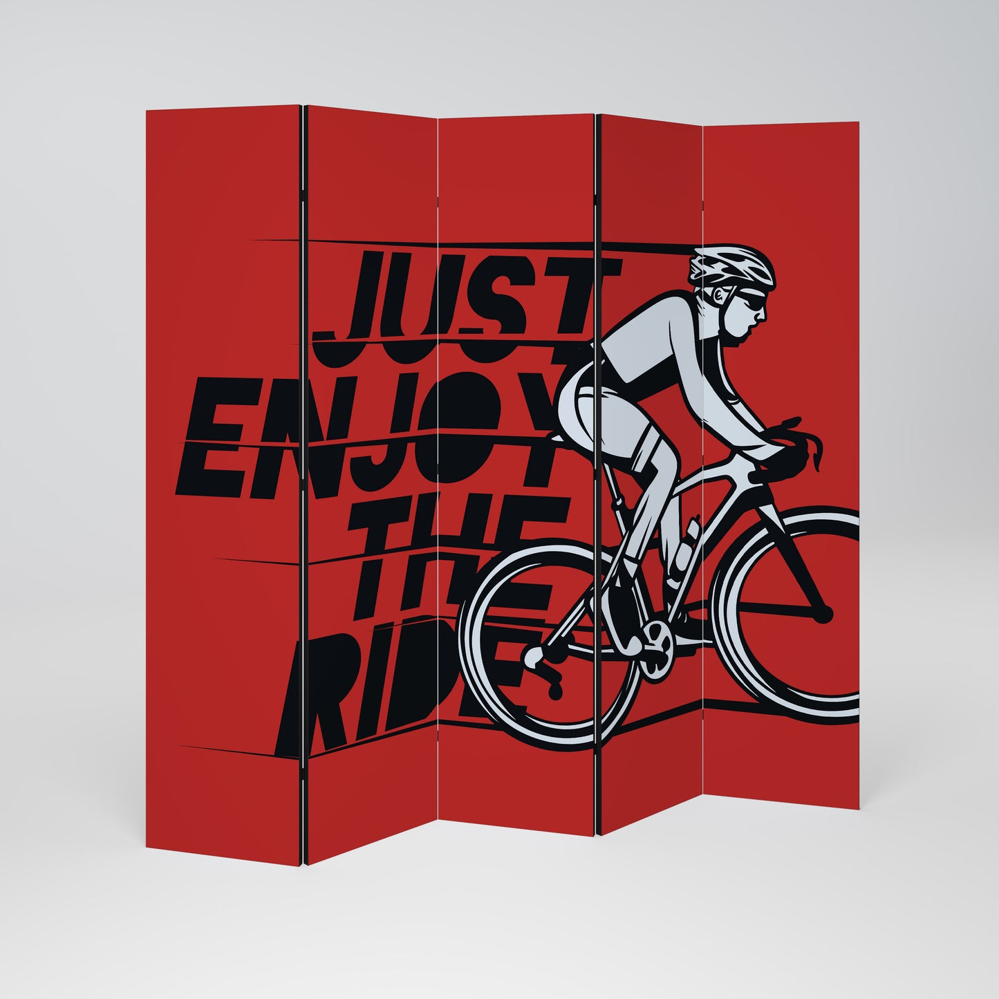 DIVISORE DECORATIVO ENJOY THE RIDE a 5 pannelli