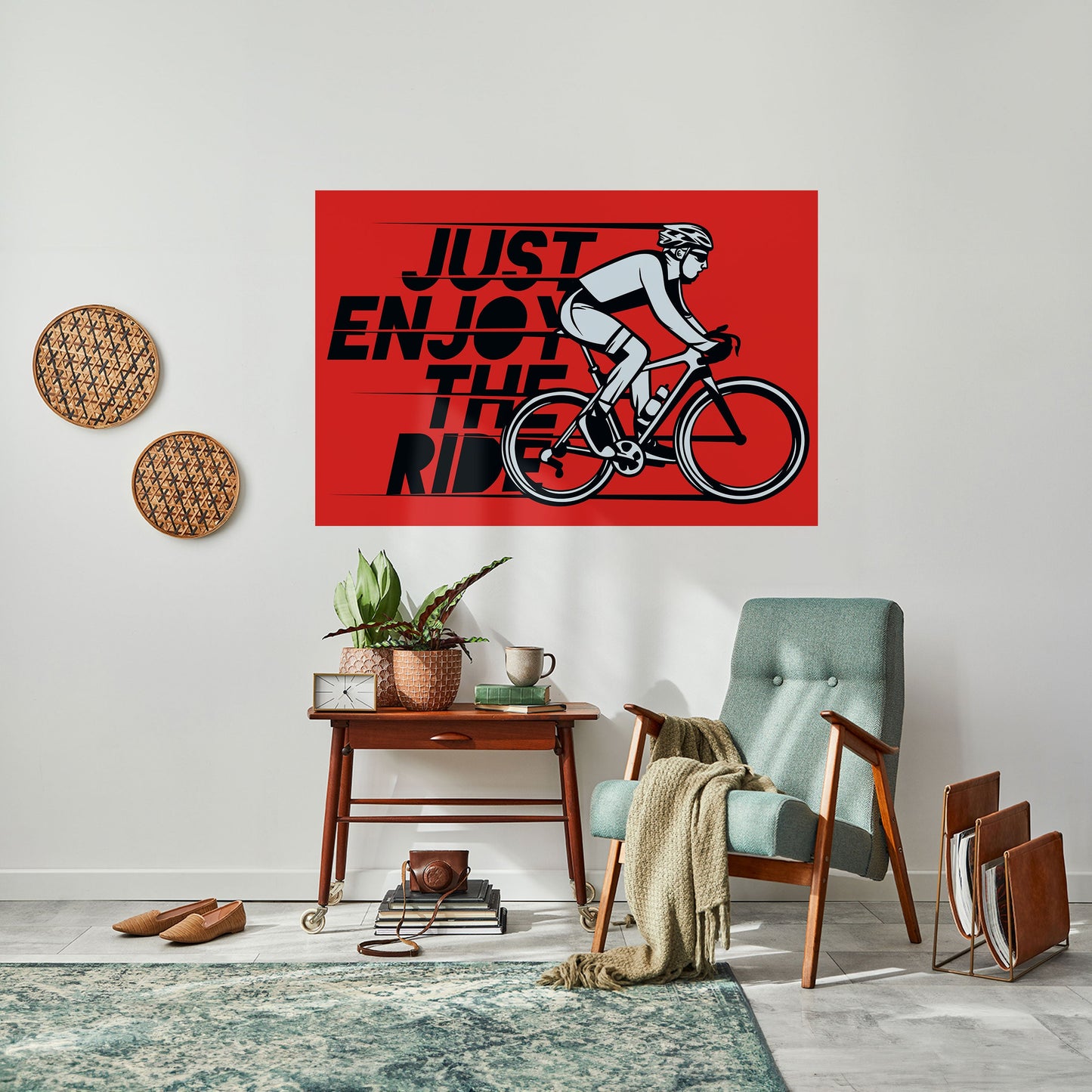 GODITI IL VIAGGIO Poster orizzontale staccabile e attaccabile