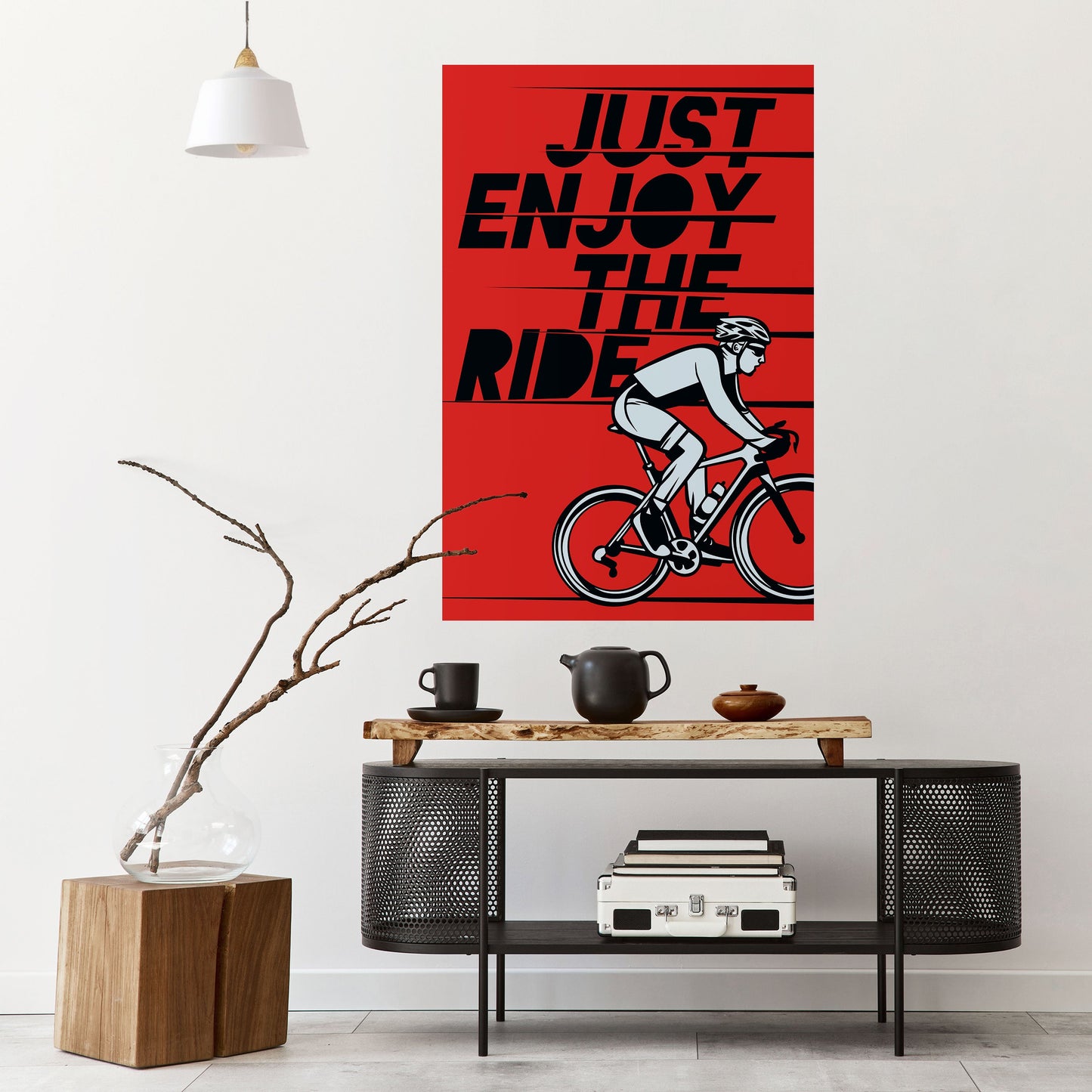 GODITI IL VIAGGIO Poster verticale staccabile e attaccabile