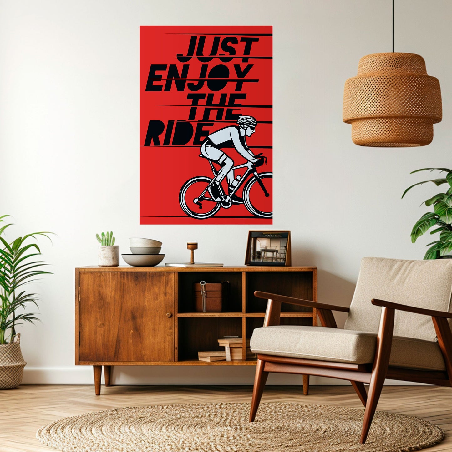 GODITI IL VIAGGIO Poster verticale staccabile e attaccabile