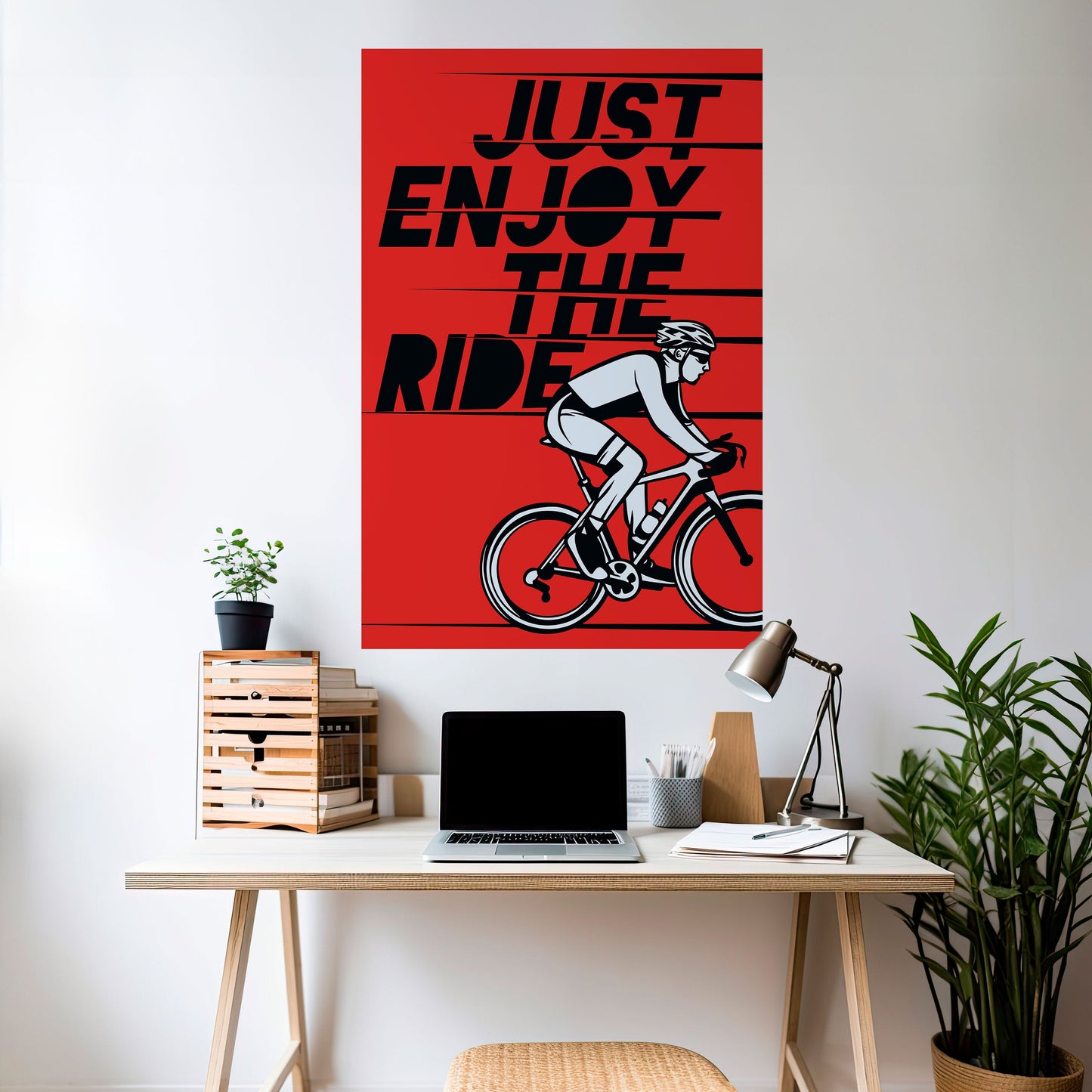GODITI IL VIAGGIO Poster verticale staccabile e attaccabile