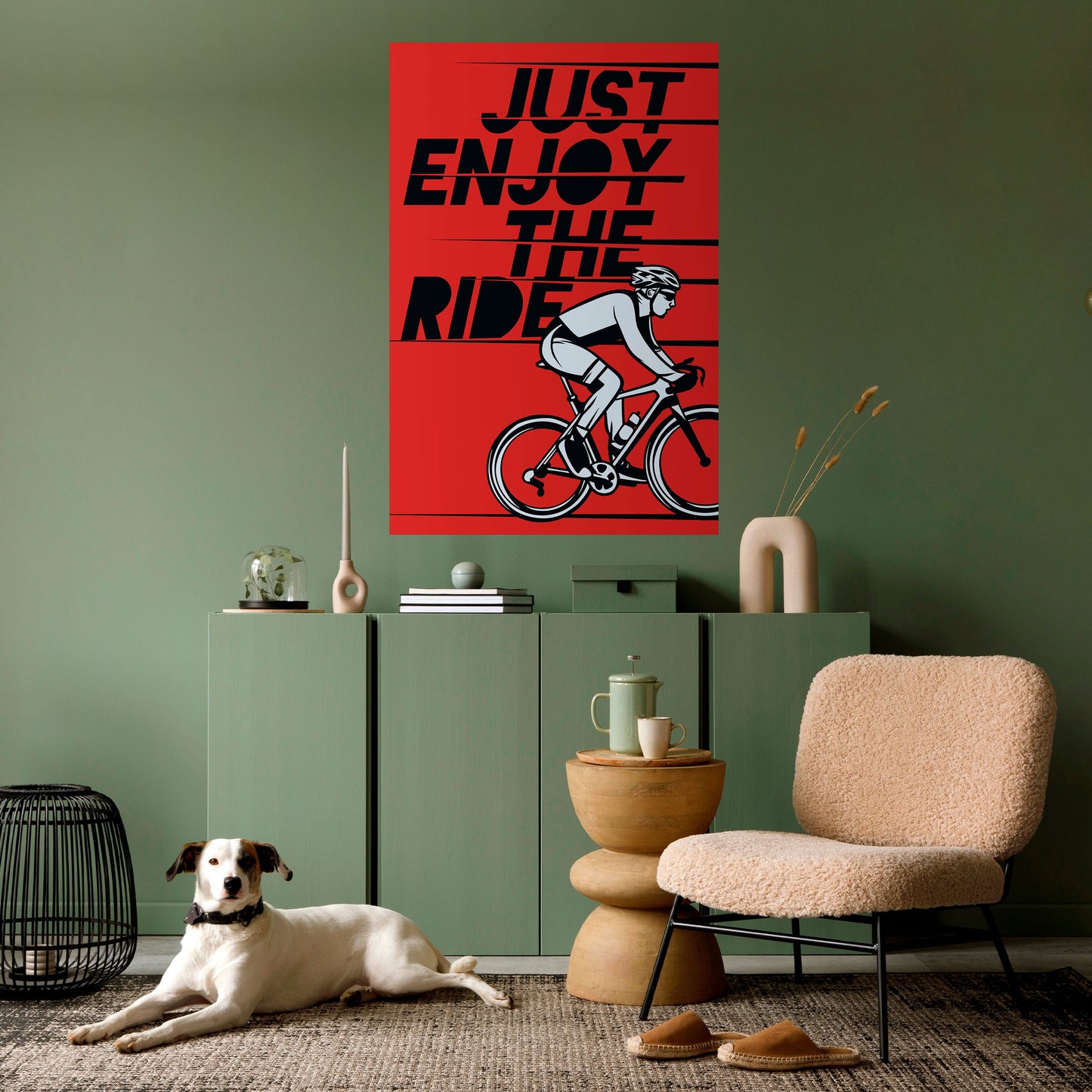 GODITI IL VIAGGIO Poster verticale staccabile e attaccabile