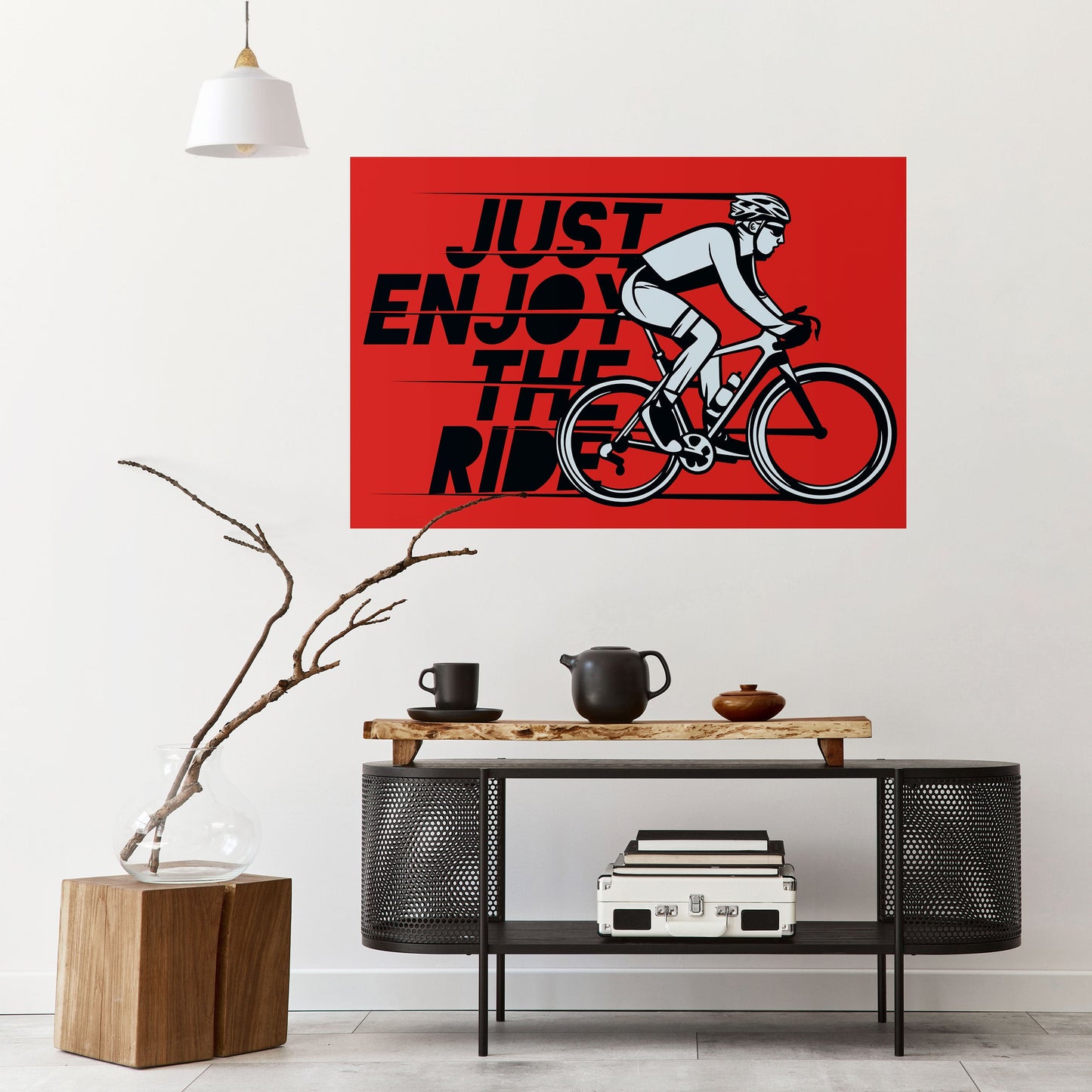 GODITI IL VIAGGIO Poster orizzontale staccabile e attaccabile