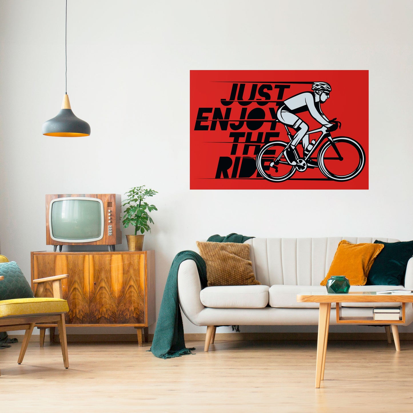 GODITI IL VIAGGIO Poster orizzontale staccabile e attaccabile