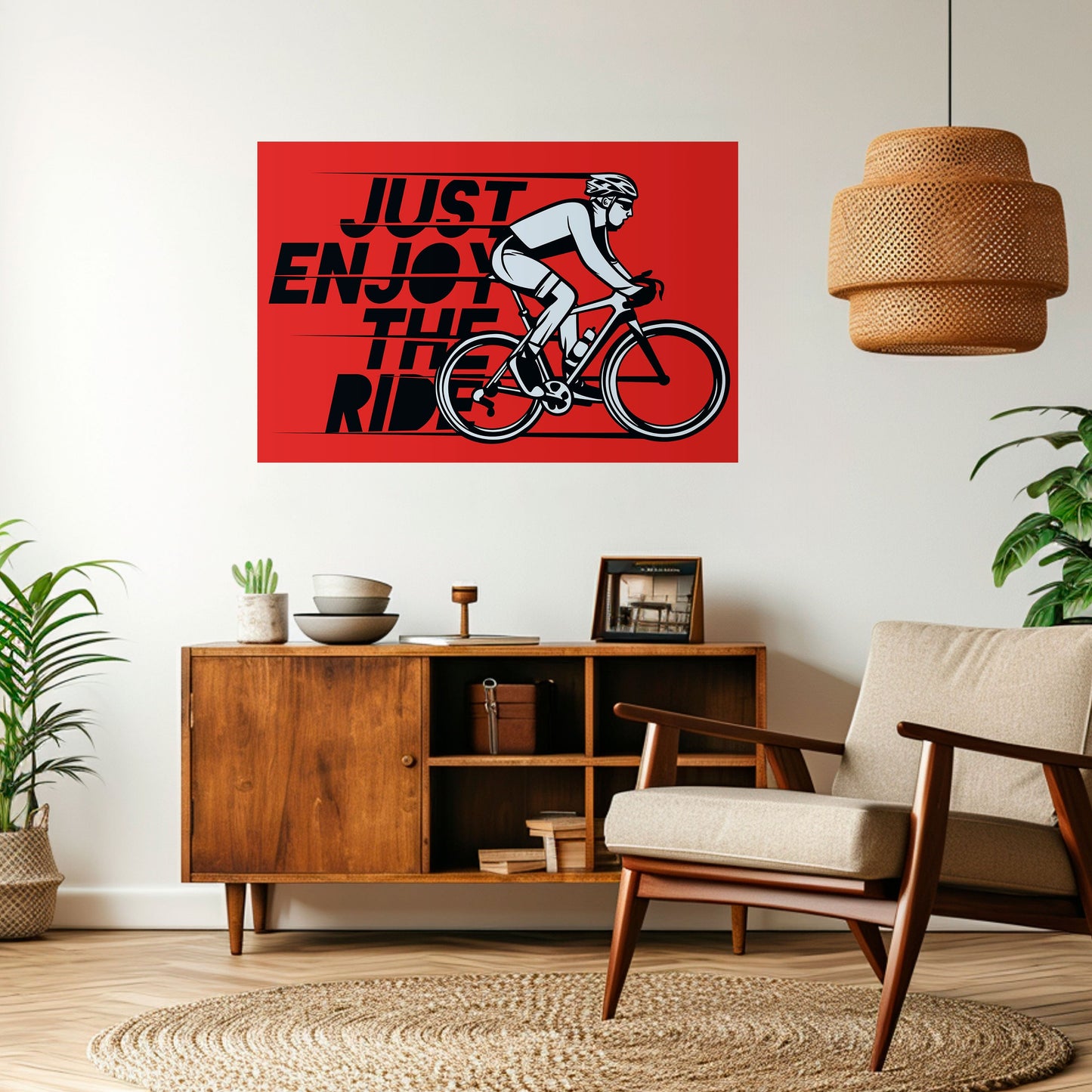 GODITI IL VIAGGIO Poster orizzontale staccabile e attaccabile