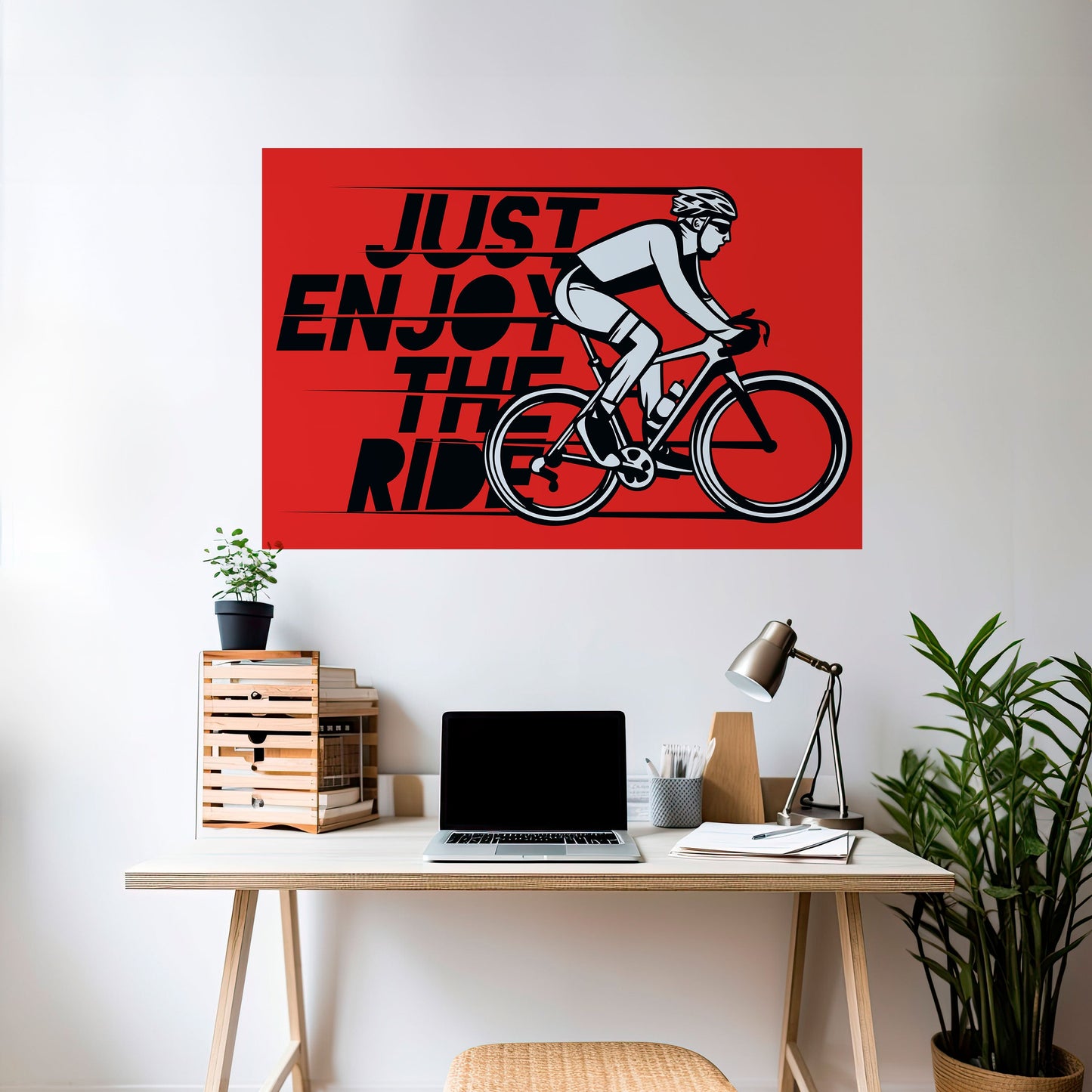 GODITI IL VIAGGIO Poster orizzontale staccabile e attaccabile
