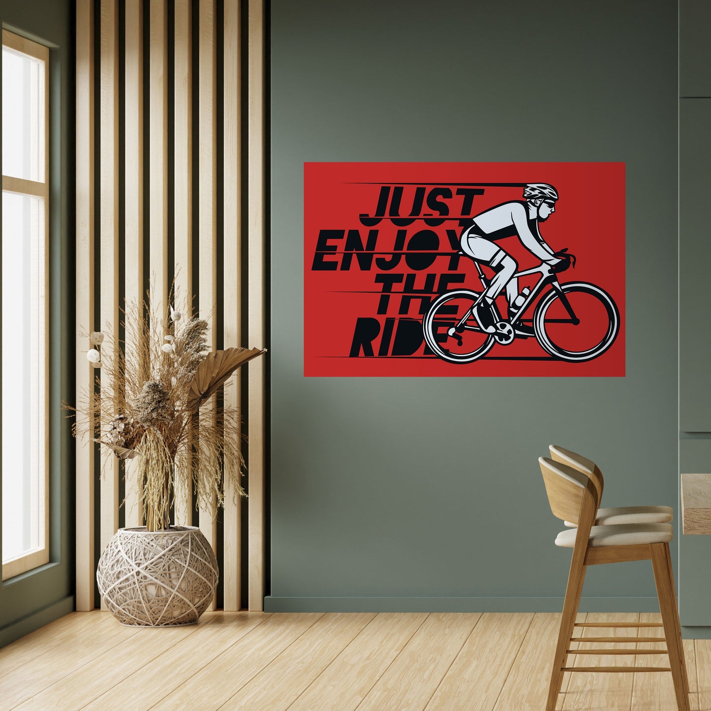 GODITI IL VIAGGIO Poster orizzontale staccabile e attaccabile