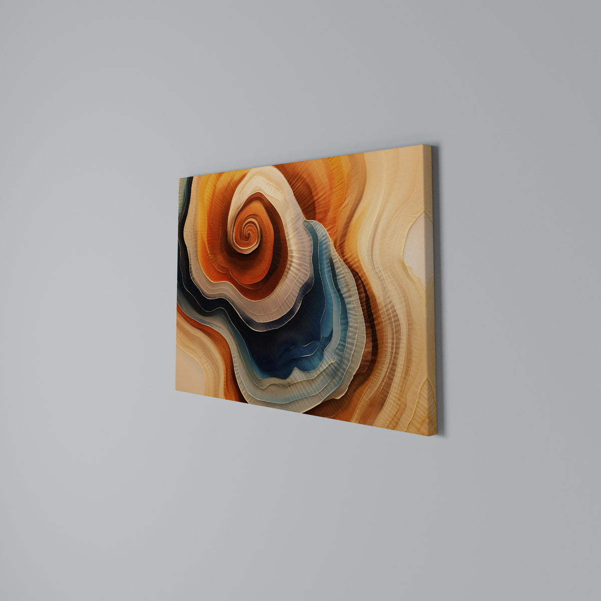 SPIRALING DREAMSCAPE Stampa su tela orizzontale