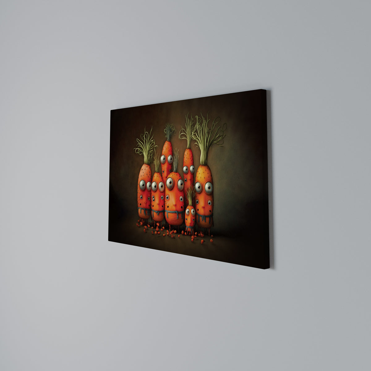 CUTE OR SCARY Horizontal Canvas Print