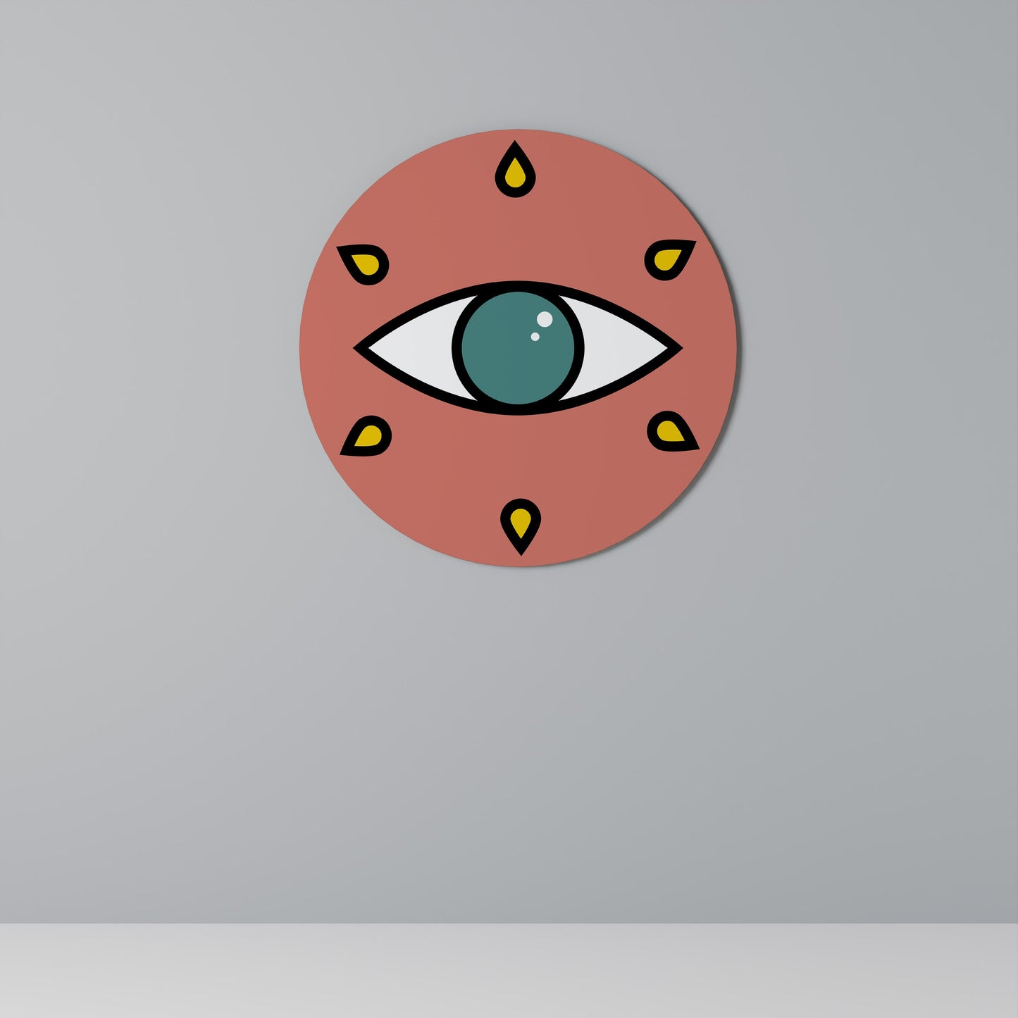SEE EVERYTHING Round Wall Art