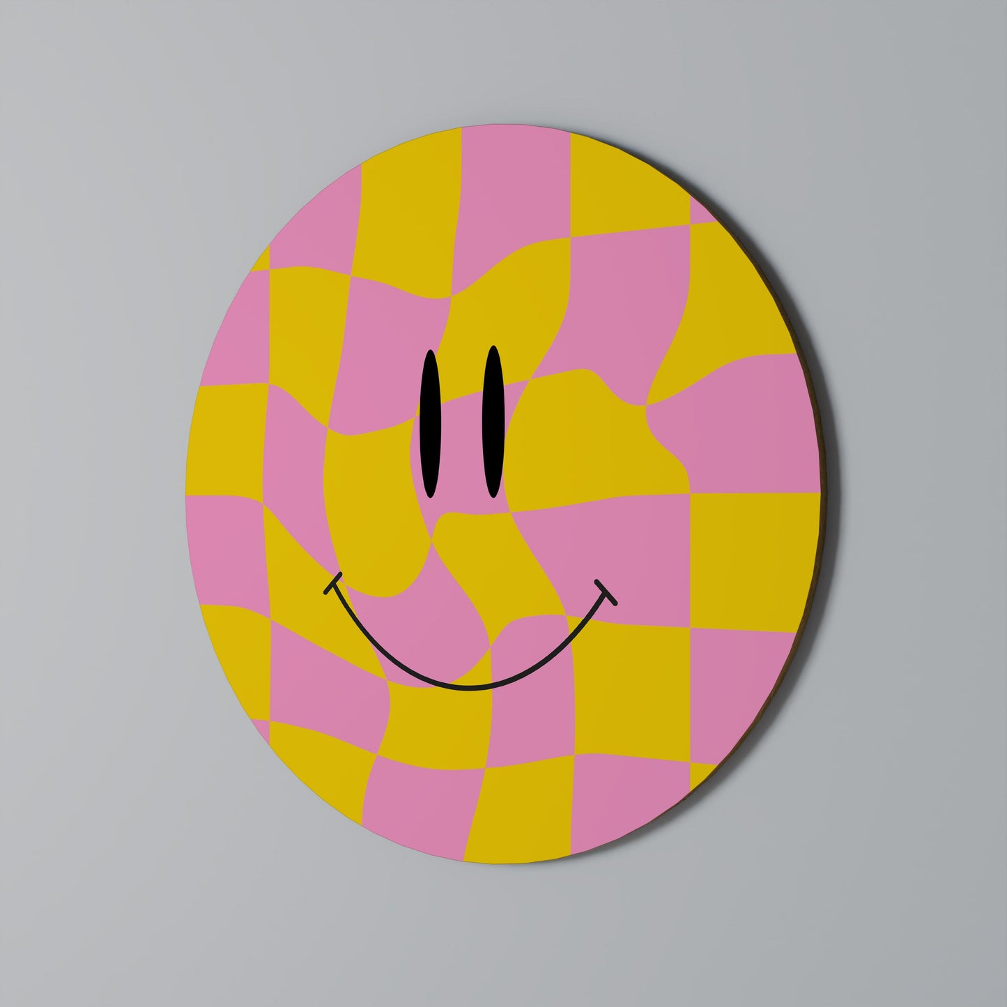 OPTIMISTIC VIBRATIONS Round Wall Art