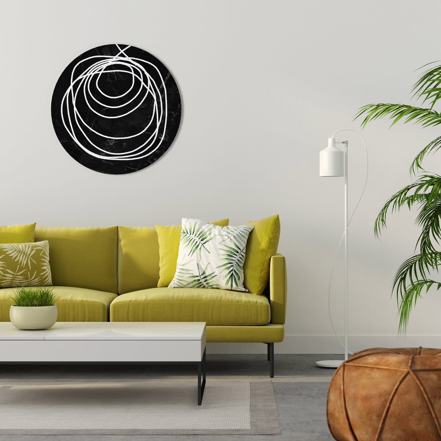 TRUST CIRCLES Round Wall Art