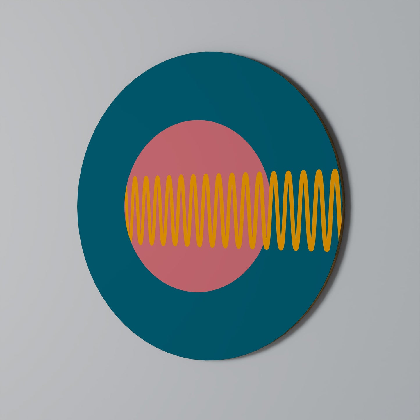 SOUND SOURCE Round Wall Art