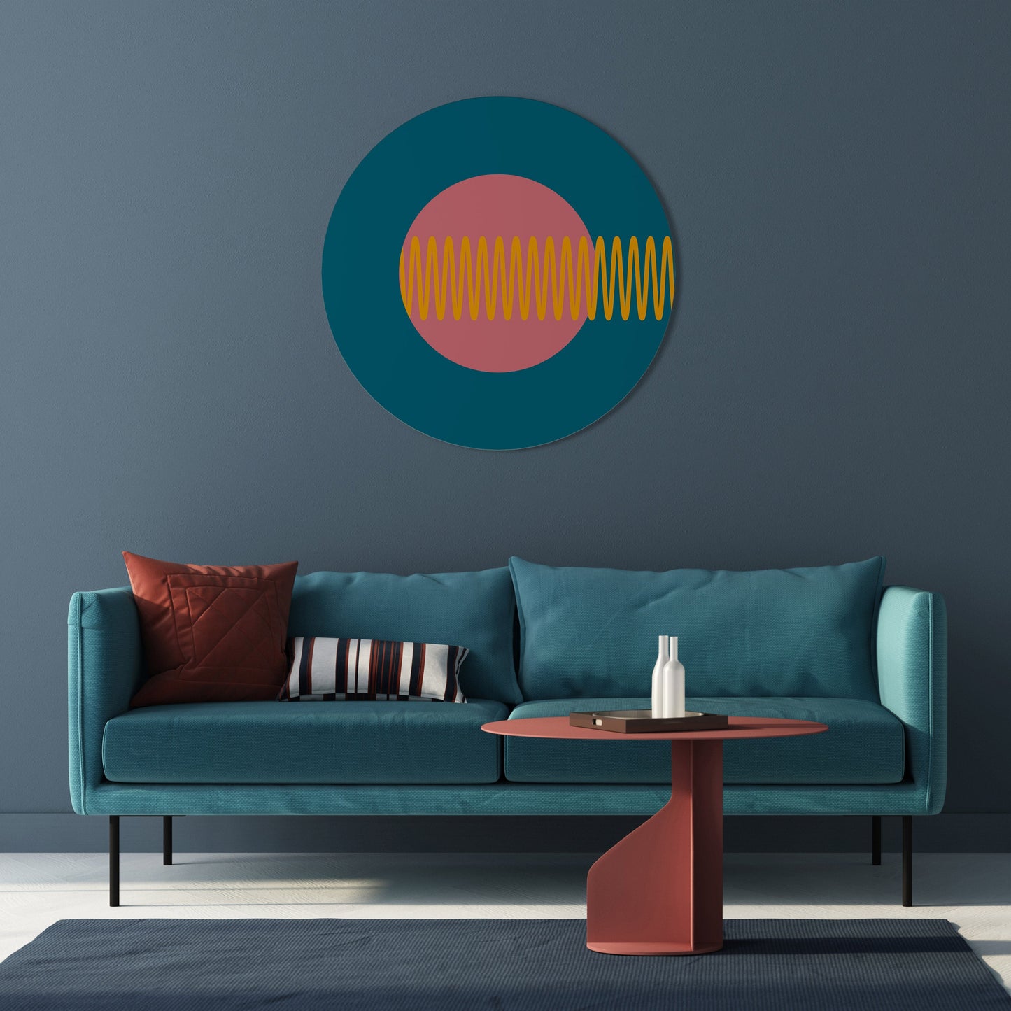SOUND SOURCE Round Wall Art